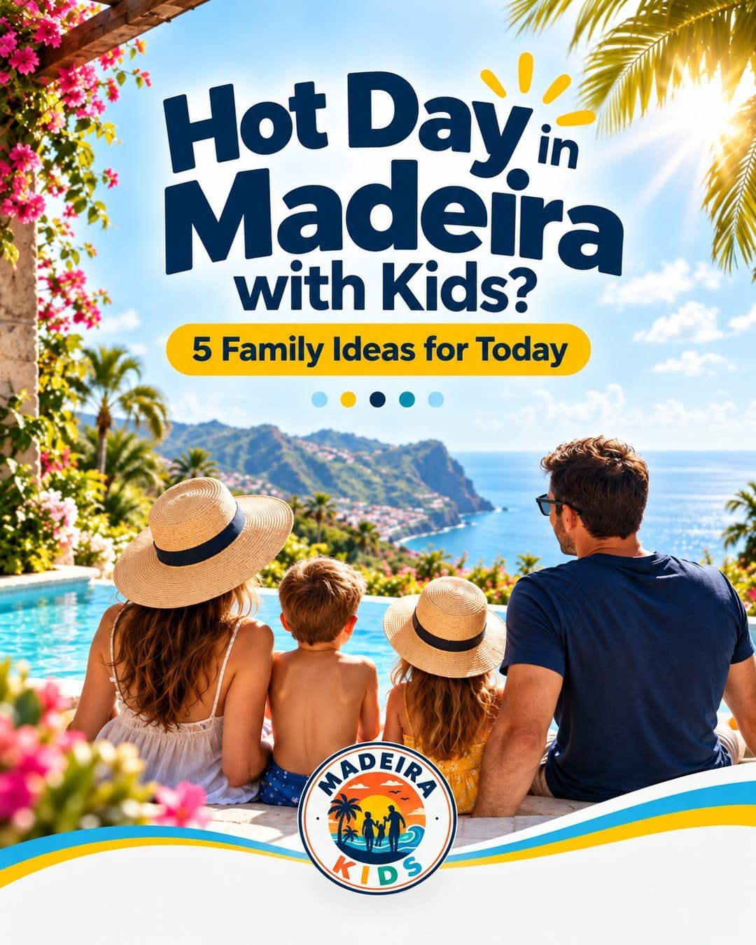 What can we do today in Madeira with kids? ☀️ TODAY — Monday, 14 September It’s a warm day in Madeira, so here are 5 fam